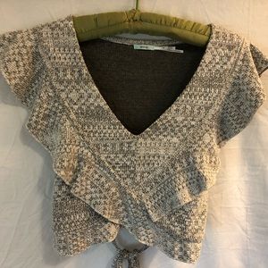 Urban Outfitters ruffle crop top - Medium